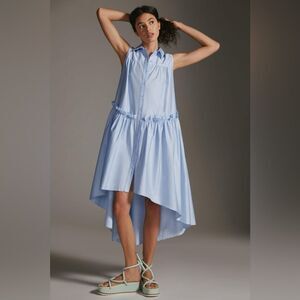 Anthropologie Devotion Twins Drop-Waist Midi Shirtdress/ size S